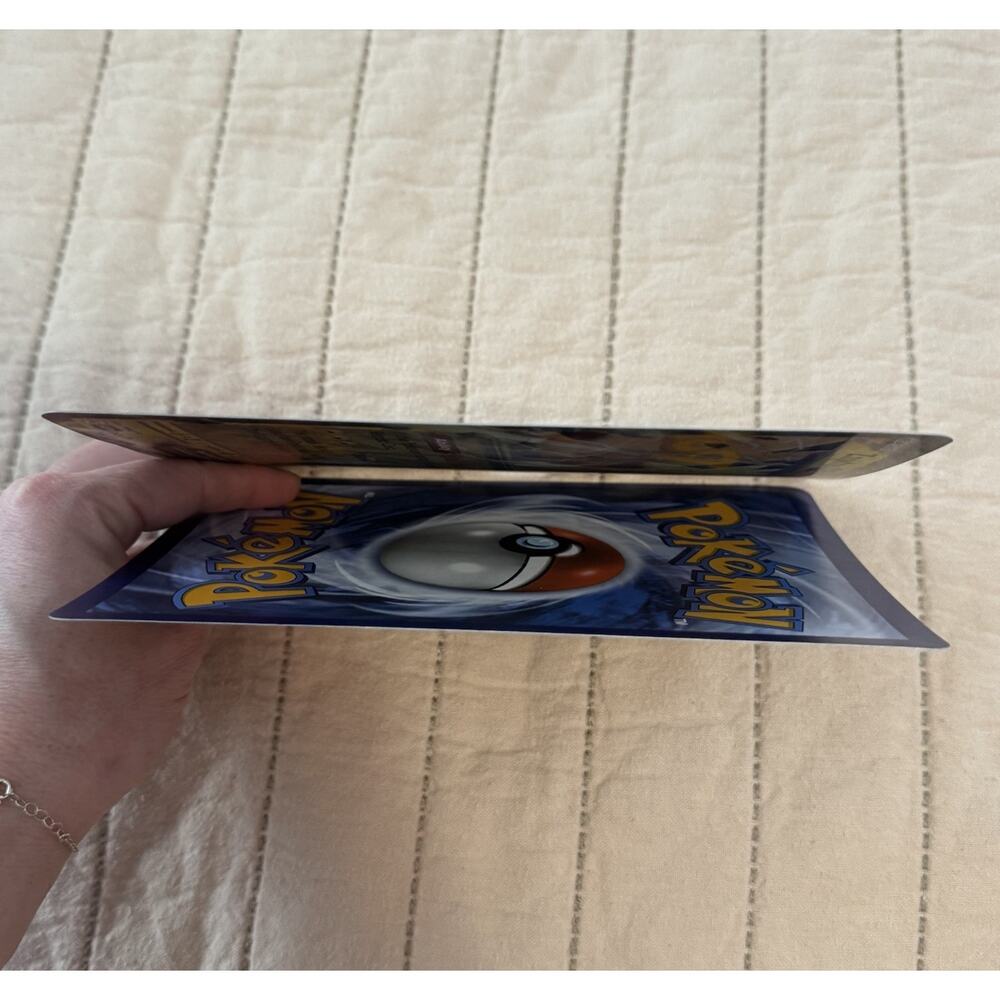 Pokémon Zapdos ex Jumbo Promo Card Lot Oversized TCG Scarlet & Violet Black Star - Picture 4 of 7